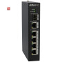 6-Port 4-PoE-Switch DAHUA, 1 SFP, 60W