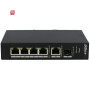 6-Port 4-PoE-Switch DAHUA, 1 SFP, 60W