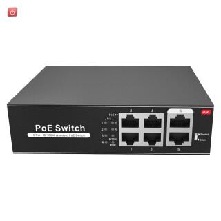 6-Port 4-PoE-Switch OEM, 65W