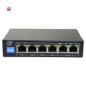 6-Port 4-PoE-Switch SAFIRE, 60W