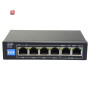 6-Port 4-PoE-Switch SAFIRE, 60W