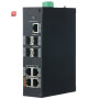 4-Ports PoE-Switch X-SECURITY, 4 SFP, HPoE, 96W