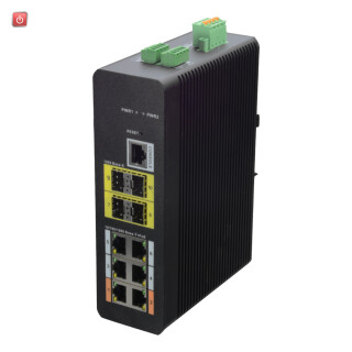 6-Ports PoE-Switch X-SECURITY, 4 SFP, 120W