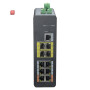 6-Ports PoE-Switch X-SECURITY, 4 SFP, 120W