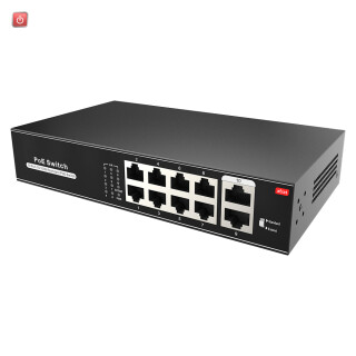 10-Port 8-PoE-Switch OEM, 1000 Mbps,120W