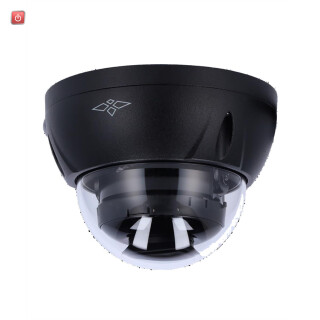 4 MP IP Dome-Kamera X-SECURITY mit Mikrofon und 30 m Nachtsicht, schwarze