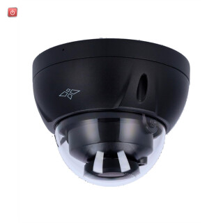4 MP IP Dome-Kamera X-SECURITY mit Mikrofon, Opticher Zoom und 40 m Nachtsicht. Schwarze