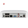 IP-Rekorder für 4 Kameras DAHUA, 4 PoE,  max. 12 MP Auflösung