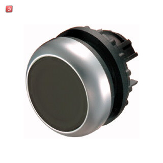 EATON / 216590 / M22-D-S, Drucktaste, RMQ-Titan, flach, tastend, schwarz, unbeschriftet, Frontring Titan / EAN4015082165901