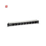 EQUIP / WOR3809261 / Equip 19" Steckdosenleiste 9fach black 1HE / EAN 4015867166925