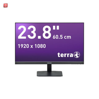 WORTMANN AG / WOR3030220 / TERRA LCD/LED 2427W V2 black HDMI, DP, USB-C, GREENLINE PLUS / EAN 4039407077229