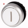 EATON / 216611 / Drucktaste, RMQ-Titan, flach, tastend, weiá, beschriftet, Frontring Titan M22-D-W-X1 / EAN4015082166113