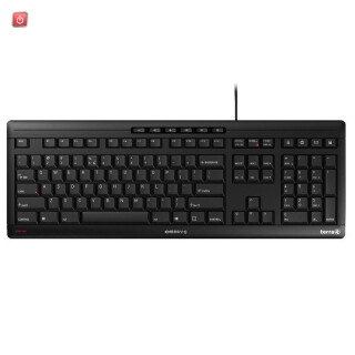 WORTMANN AG / WOR2810166 / TERRA Keyboard 3500 Corded [FR] USB black/noir  baugleich zum Cherry Stream Keyboard JK-8500FR-2 / EAN 4025112090349