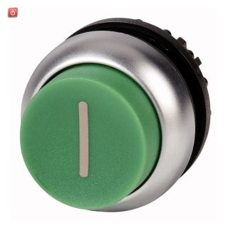 EATON / 216657 / Drucktaste, RMQ-Titan, hoch, tastend, grn, beschriftet, Frontring Titan M22-DH-G-X1 / EAN4015082166571