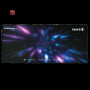 WORTMANN AG / WOR2810744 / TERRA Mousepad XXL PURE Gaming black/purple schwarze Umkettelung, 900 x 400 x 3 mm / EAN 4039407083442
