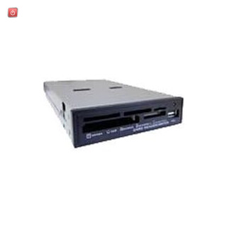 WORTMANN AG / WOR2471123 / Cardreader 75-in-1 + USB-Port BLACK 3.5" Bulk / EAN 4040895485588
