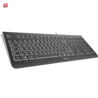 WORTMANN AG / WOR2810670 / TERRA Keyboard 1000 Corded [FR] USB black/noir / EAN 4025112082603