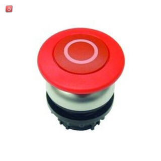 EATON / 216720 / Pilzdrucktaste, RMQ-Titan, Pilz, tastend, Pilz rot, rot, beschriftet, Frontring Titan M22-DP-R-X0 / EAN4015082167202