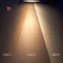 ISO112671 / LED Einbaustrahler SUNSET, weiß, 15W, 45°, 2200-3100K, Dimm-to-warm / EAN 9009377038075