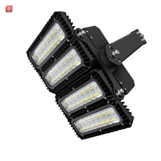 ISO116273 / LED Flutlichtanlage 450W, 130x25°, 2 Module (Lichtpunkte), DALI dimmbar, 3000K, IP66 / EAN 9009377156496