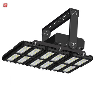 ISO116277 / LED Flutlichtanlage 1.350W, 130x25°, 6 Module (Lichtpunkte), DALI dimmbar, 3000K, IP66 / EAN 9009377156533