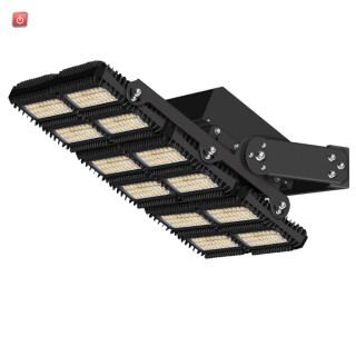 ISO116278 / LED Flutlichtanlage 1.350W, 130x40°, 6 Module (Lichtpunkte), DALI dimmbar, 3000K, IP66 / EAN 9009377156540