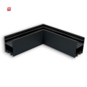 ISO116971 / LAMP30V2 90° Eck, geschweißt, 120x120mm, schwarz RAL 9005, exkl. Cover / EAN 9009377170249