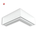 ISO116972 / LAMP30V2 90° Eck, geschweißt, 120x120mm, weiß RAL 9003, exkl. Cover / EAN 9009377170256