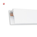 ISO116761 / Track48 Aufbauschiene, weiß, 200cm, 4-polig, inkl. Endkappen und Schutzcover / EAN 9009377166730
