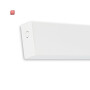 ISO116761 / Track48 Aufbauschiene, weiß, 200cm, 4-polig, inkl. Endkappen und Schutzcover / EAN 9009377166730