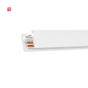 ISO116762 / Track48 Aufbauschiene flat, weiß, 200cm, 4-polig, inkl. Endkappen und Schutzcover / EAN 9009377166747