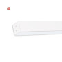 ISO116762 / Track48 Aufbauschiene flat, weiß, 200cm, 4-polig, inkl. Endkappen und Schutzcover / EAN 9009377166747