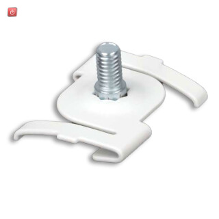 ISO115802 / Deckenclip Abhängung für Rasterdecken - Odenwalddecken bis 24mm mit Schraubkappe / EAN 9009377148286
