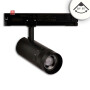 ISO116118 / 3-Phasen Schienen-Strahler fokussierbar, 24W, 20°-55°, schwarz matt, 4000K, DALI dimmbar / EAN 9009377158162