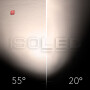 ISO116118 / 3-Phasen Schienen-Strahler fokussierbar, 24W, 20°-55°, schwarz matt, 4000K, DALI dimmbar / EAN 9009377158162