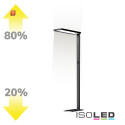 ISO115617 / LED Office Pro Stehleuchte Up&Down, 80W+20W, schwarz, UGR<19, neutralweiß, Touch-Dimm / EAN 9009377144974