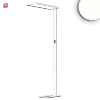 ISO115618 / LED Office Pro Stehleuchte Up&Down, 80W+20W, silber, UGR<19, neutralweiß, Touch-Dimm / EAN 9009377144981