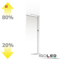 ISO115618 / LED Office Pro Stehleuchte Up&Down, 80W+20W, silber, UGR<19, neutralweiß, Touch-Dimm / EAN 9009377144981