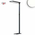 ISO115620 / LED Office Pro Stehleuchte Up&Down, 80W+20W, schwarz, UGR<19, neutralweiß, Touch-Dimm, CH-Stecker / EAN 9009377145001
