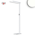 ISO115621 / LED Office Pro Stehleuchte Up&Down, 80W+20W, silber, UGR<19, neutralweiß, Touch-Dimm, CH-Stecker / EAN 9009377145018