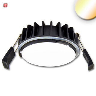 ISO115624 / LED Einbaustrahler Sys-90, 12W, weißdynamisch 2300-6000K, Push/DALI DT8 dimmbar (exkl. Cover) / EAN 9009377145049