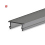 ISO115567 / Abdeckung COVER44 schwarz/matt 300cm für Profil SURF10 / EAN 9009377143625