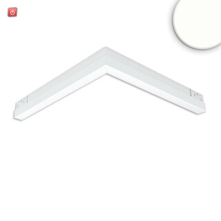 ISO116746 / Track48 Eckleuchte horizontal weiß, 20W, 120°, 48V DC, 4000K, CRI90, prismatisch, Line+ DALI dimmbar / EAN 9009377166587