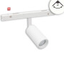 ISO116750 / Track48 Schienenstrahler weiß, 7W, 30°, UGR<19, 48V DC, 4000K, CRI90, DALI dimmbar / EAN 9009377166624