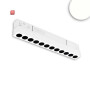ISO116754 / Track48 Rasterleuchte 22cm weiß, 12W, 36°, UGR<19, 48V DC, 4000K, CRI90, DALI dimmbar / EAN 9009377166662