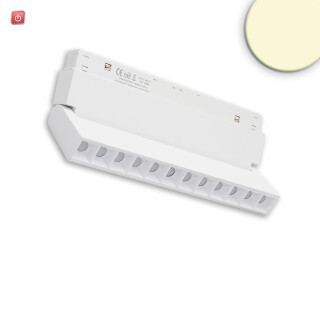 ISO116755 / Track48 Raster-Schienen-Strahler 22cm weiß, 12W, 36°, UGR<19, 48V DC, 3000K, CRI90, DALI dimmbar / EAN 9009377166679
