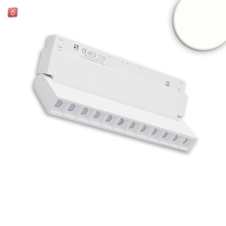 ISO116756 / Track48 Raster-Schienen-Strahler 22cm weiß, 12W, 36°, UGR<19, 48V DC, 4000K, CRI90, DALI dimmbar / EAN 9009377166686