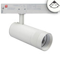ISO115682 / 3-Phasen Schienen-Strahler fokussierbar, 24W, 20°-55°, weiß matt, 4000K, dimmbar / EAN 9009377146008