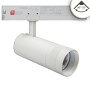 ISO115682 / 3-Phasen Schienen-Strahler fokussierbar, 24W, 20°-55°, weiß matt, 4000K, dimmbar / EAN 9009377146008