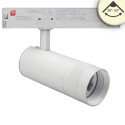 ISO115683 / 3-Phasen Schienen-Strahler fokussierbar, 24W, 20°-55°, weiß matt, 3000K, dimmbar / EAN 9009377146053
